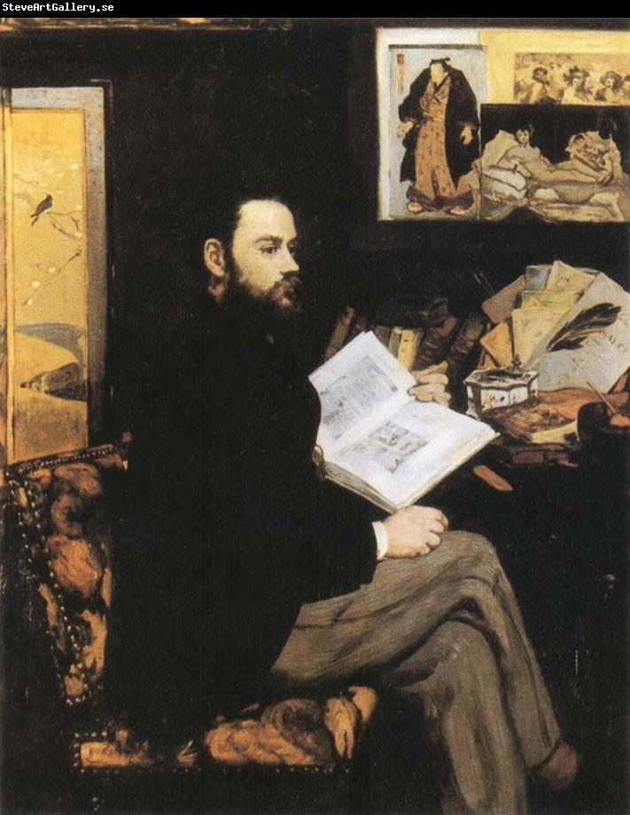 Edouard Manet Portrait of Emaile Zola